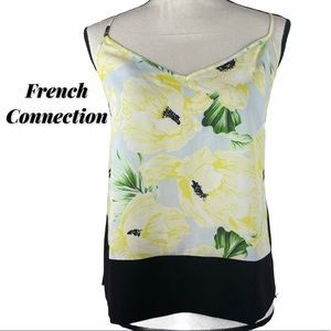 French Connection Floral Color Block Cami Size S